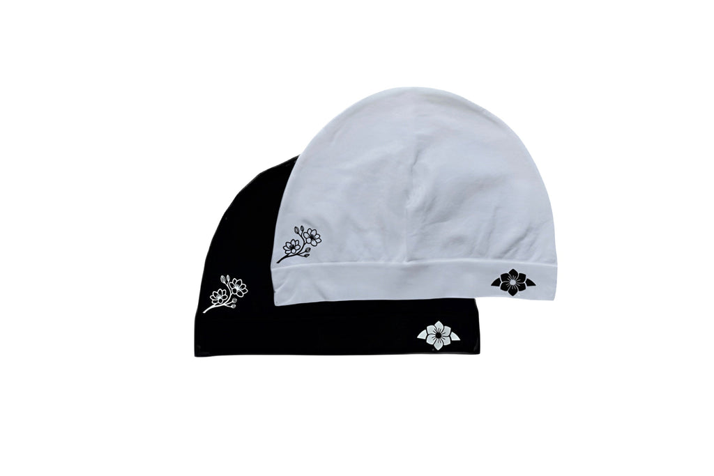 Bundle Schwarz & Weiß Skull Cap