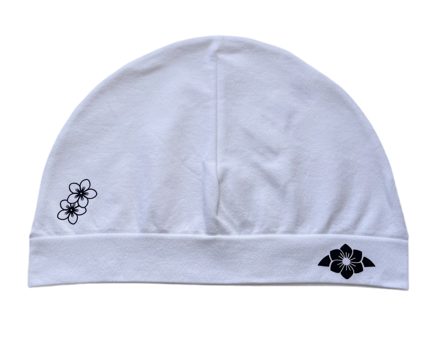 Double Flower Skull Cap White