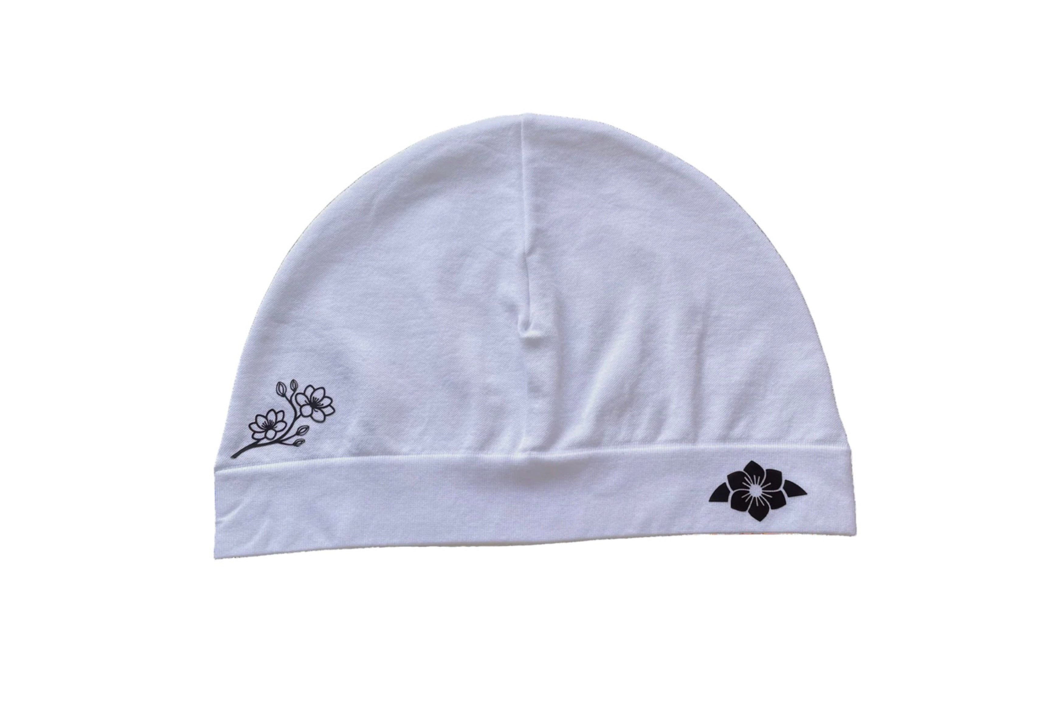 Blossom Skull Cap White