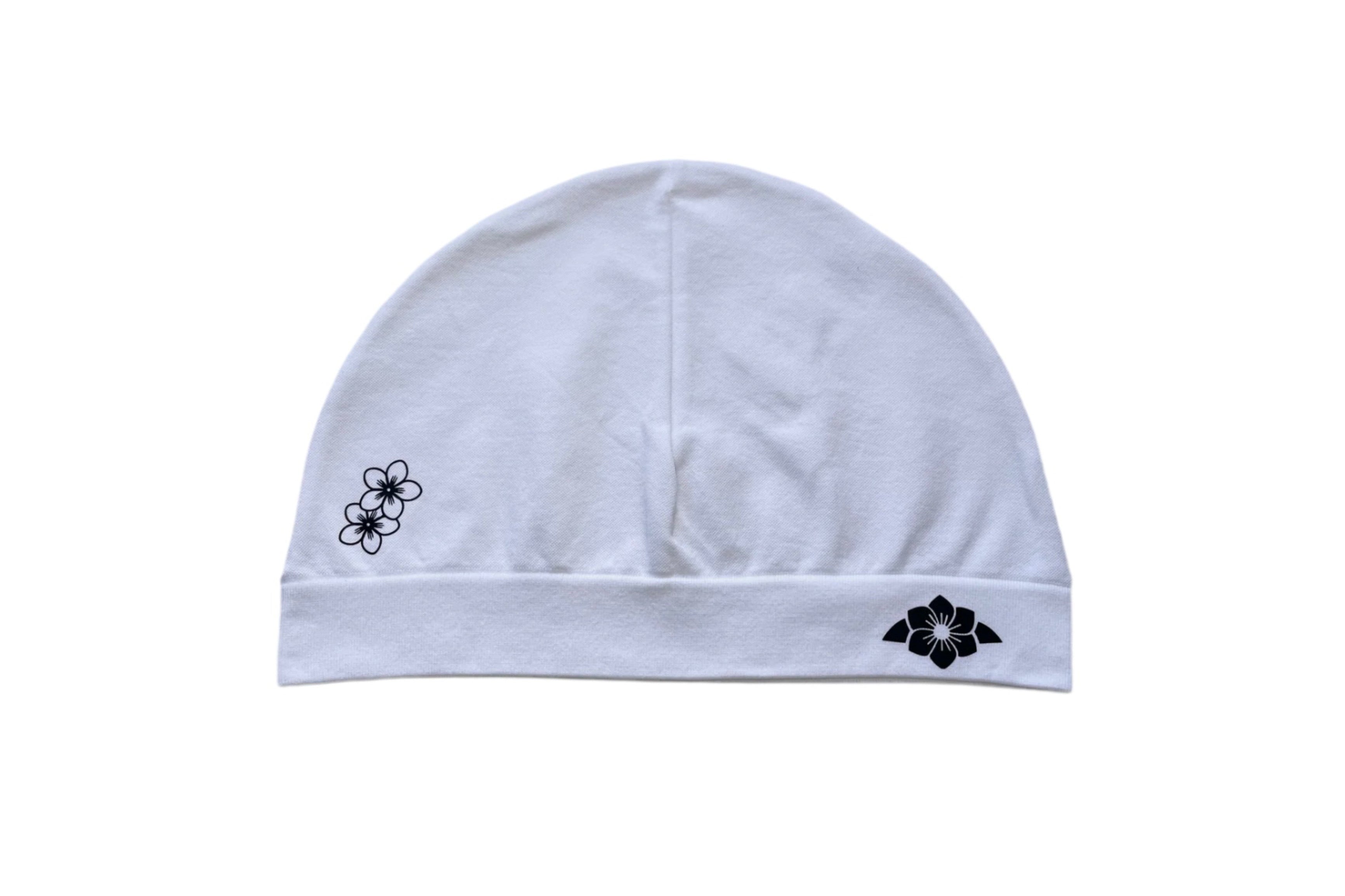 Double Flower Skull Cap White
